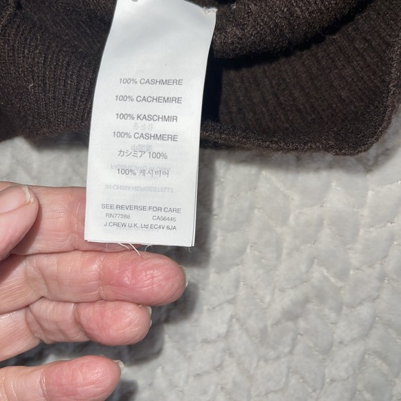 J Crew Women's Sweater Brown Italian Cashmere Turtleneck XXS - Picture 7 of 11